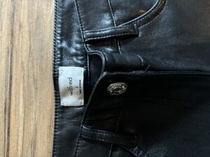 Faux leather Aritzia Wilfred pants